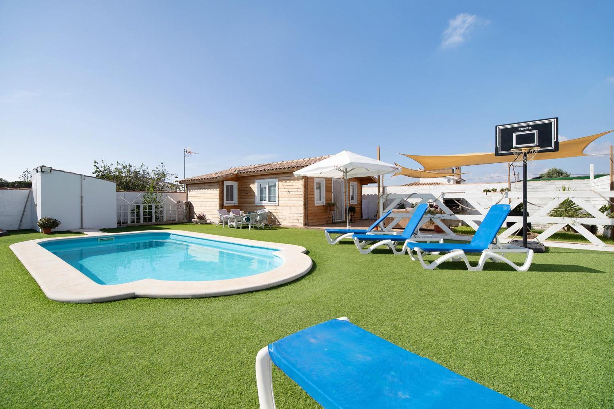 Villa Fuego - Solo Familias Chiclana de la Frontera Ngoại thất bức ảnh