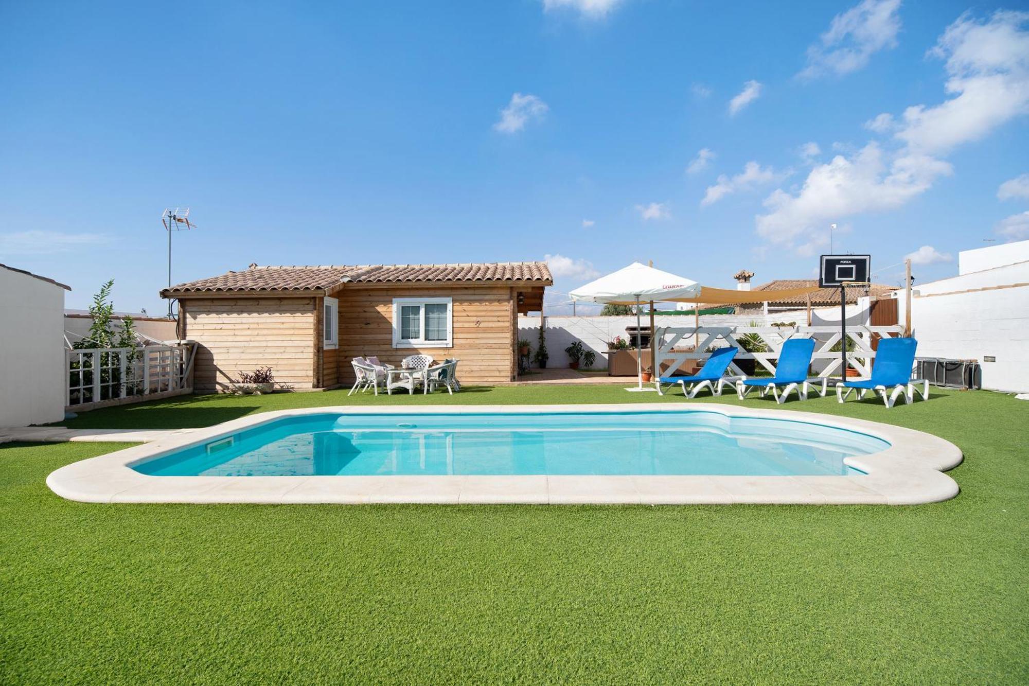 Villa Fuego - Solo Familias Chiclana de la Frontera Ngoại thất bức ảnh