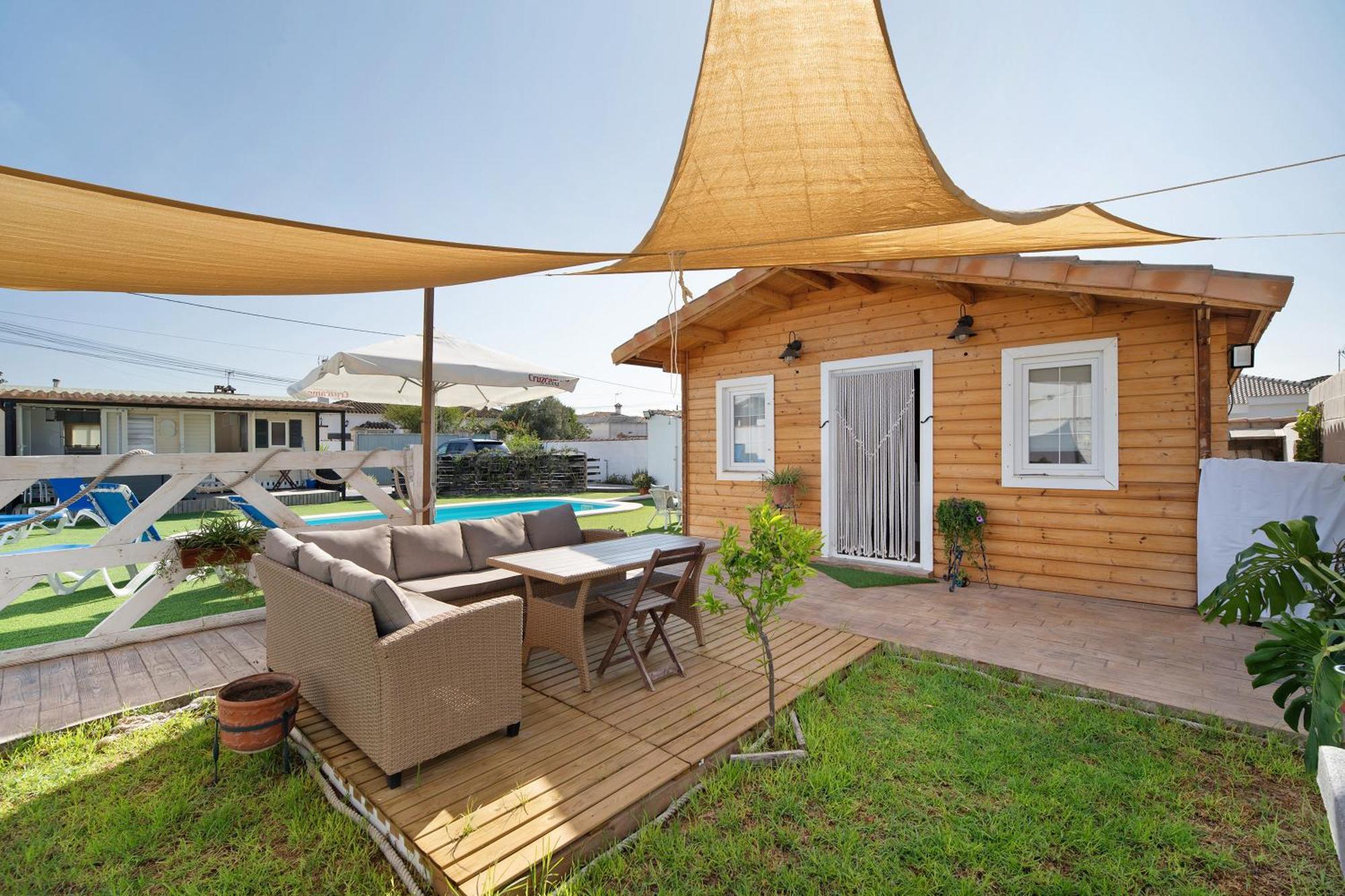 Villa Fuego - Solo Familias Chiclana de la Frontera Ngoại thất bức ảnh